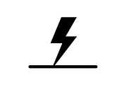 Lightning Power Symbol Silhouette, an Illustration by hafijul (Thumbnail 4 of 15)