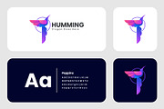 Gradient Modern Humming Bird Logo, a Branding & Logo Template by Artnivora.Std (Thumbnail 2 of 2)