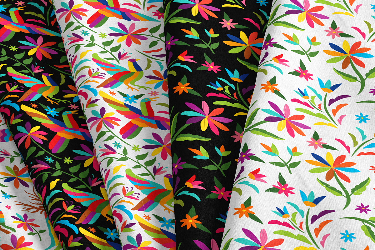 Mexican Otomi Seamless Patterns #2, a Pattern Graphic by Akbaly (Photo 5 of 6)