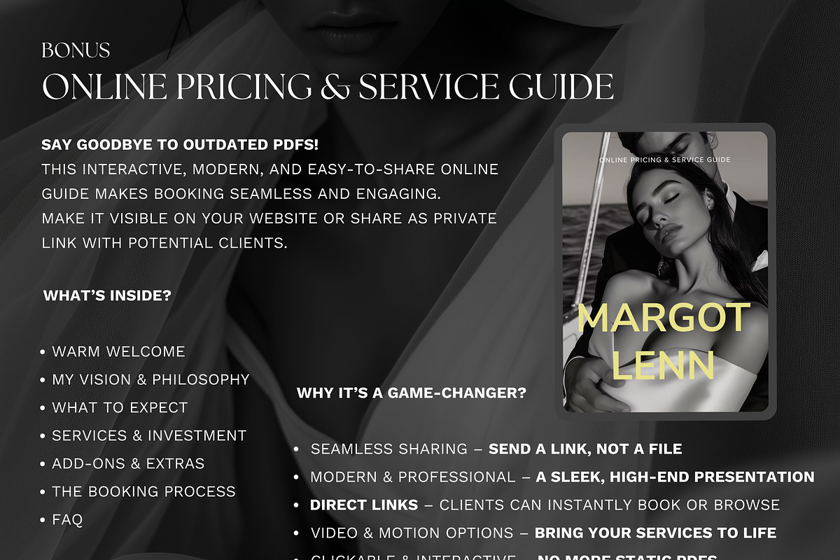 Margot Lenn - WIX Website Template preview 8