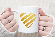 Sequin Heart Valentines Clipart, an Illustration by Sublimation Artist (Thumbnail 5 of 6)