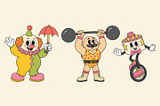 Vintage Circus Clipart Collection, a Decorative Illustration by Alina Sh (Thumbnail 4 of 10)
