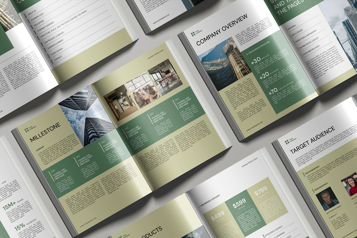 Company Profile Template, a Magazine Template by Haps Space (Photo 7 of 8)