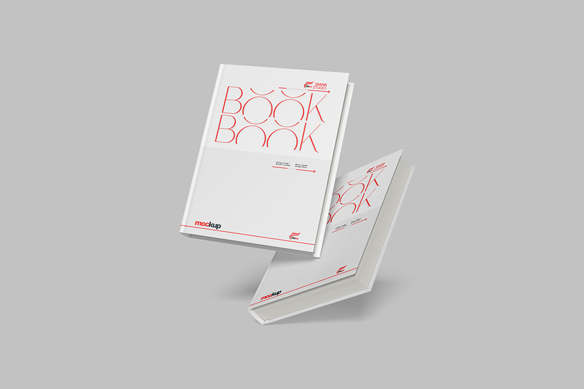 Book Mockup, a Books & Magazine Mockup by Pikachudesign