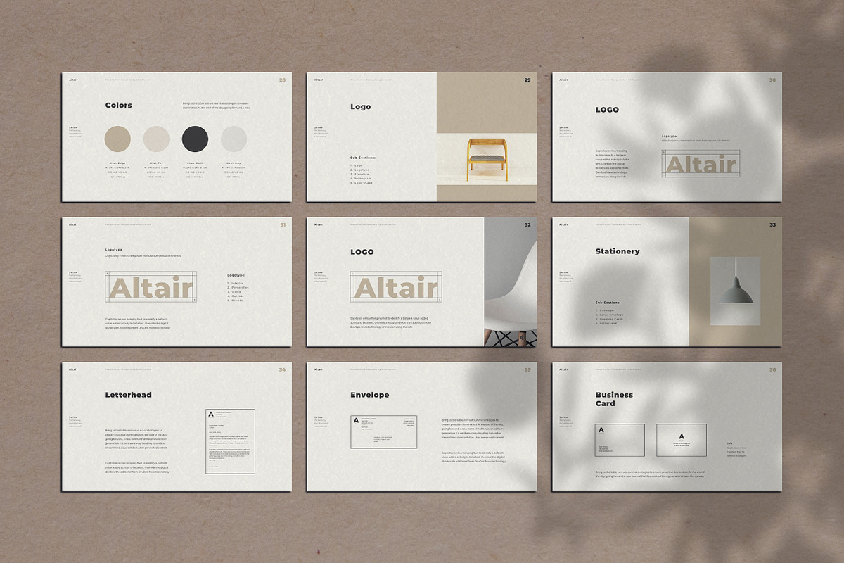Altair Keynote Brand Guideline, a Presentation Template by SlideStation (Photo 14 of 18)