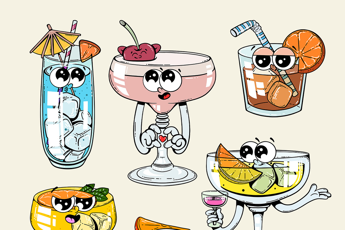 Summer Cocktails, an Illustration by Alina Sh (Photo 2 of 8)