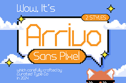Arrivo Sans Pixel - 8Bit Font