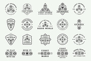 Set of Fidget Spinners Emblems, a Branding & Logo Template by AkimD (Thumbnail 4 of 5)