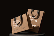 Shopping Bag Mockups, a Packaging Mockup by Graphicsfuel (Thumbnail 7 of 21)