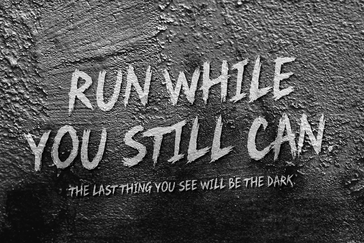 HorrificScience Horror Thriller Font, a Handwritten Font by HypeWorksCo (Photo 7 of 16)
