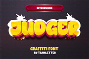 Judger, a Font by twinstd (Thumbnail 1 of 9)