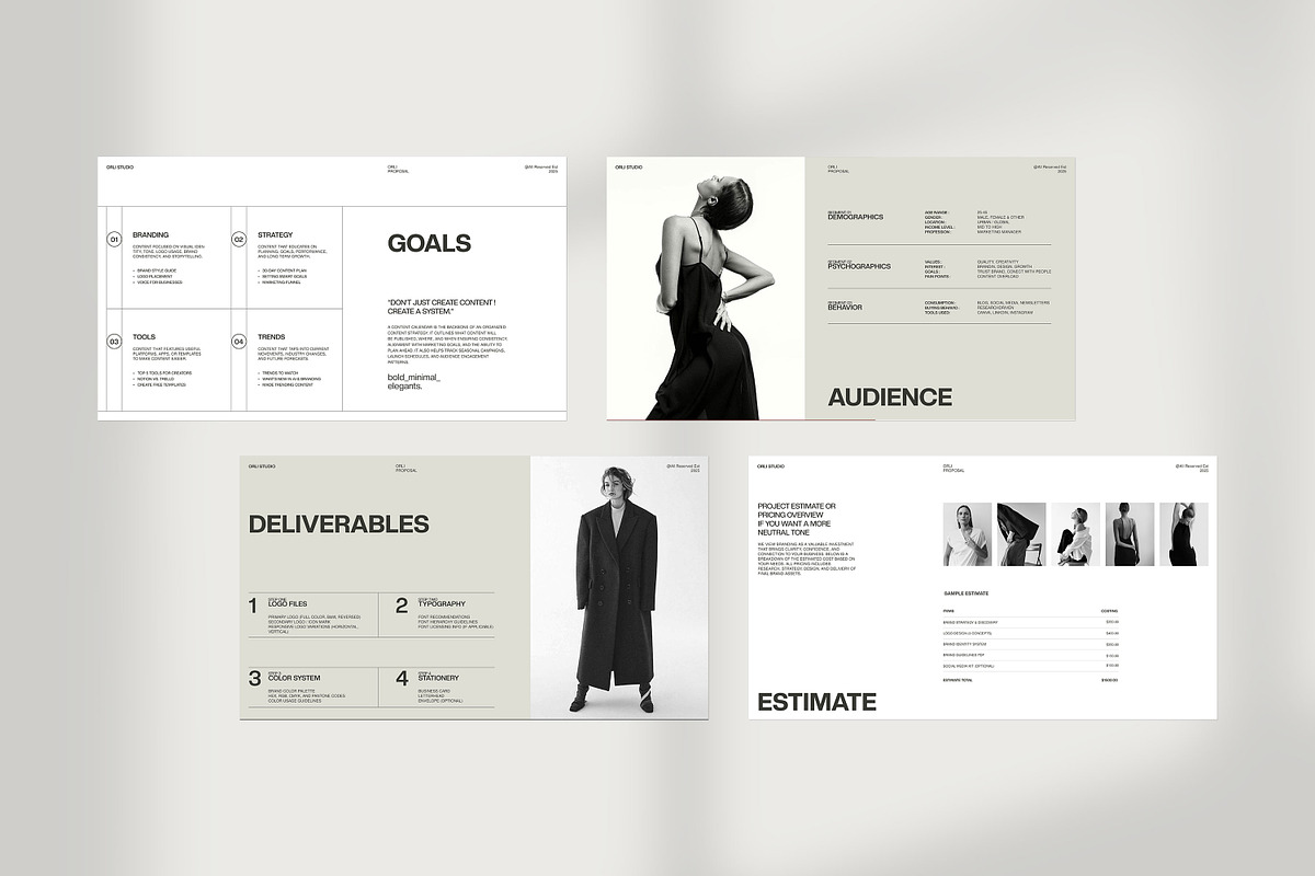 ORLI | Brand Proposal Template, a Presentation Template by Graphpexel (Photo 9 of 10)
