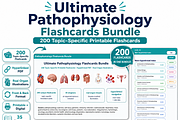 Pathophysiology Flashcards Bundle, a Card Template by HeavensStar (Thumbnail 6 of 7)