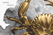 GOLDEN SEA, an Animal Illustration by Eisfrei (Thumbnail 6 of 11)