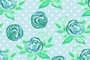 Watercolor Seamless Patterns, a Pattern Graphic by alexmakarova (Thumbnail 2 of 5)