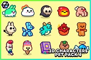 2D Characters - Pet Pack 4, an Animal Illustration by LAYERLAB (Thumbnail 2 of 7)