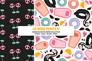 Summerween Seamless Pattern, a Pattern Graphic by Alanna Messina Design Co (Thumbnail 5 of 9)