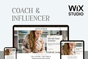 Coach & Influencer - Wix Studio Site, a Wix Template by Kitteeh (Thumbnail 2 of 12)