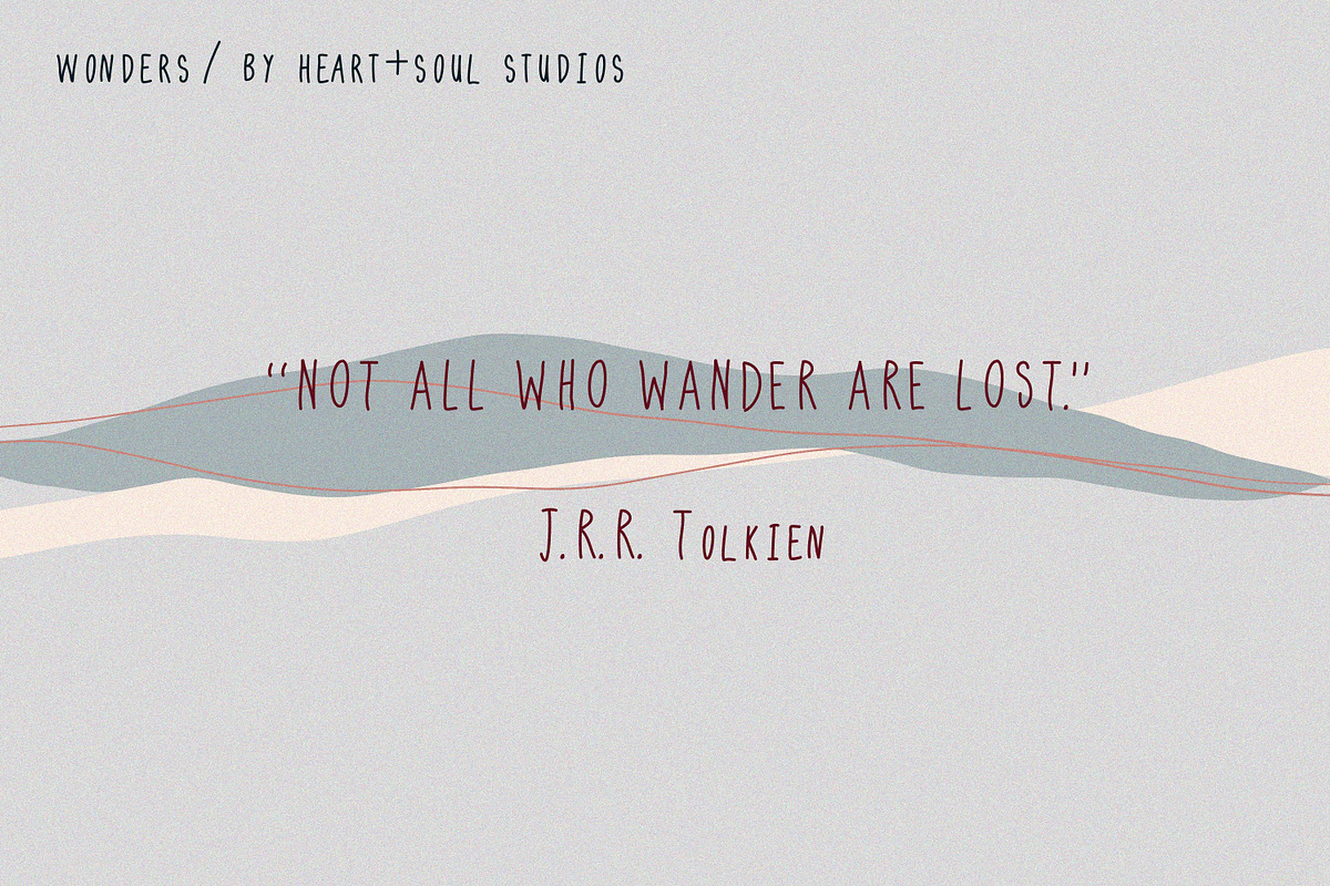 Wonders | Handwritten Sans preview 2
