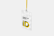 Vertical Name Tag Badge Mockup, a Merchandise Mockup by WebAndCat (Thumbnail 10 of 12)