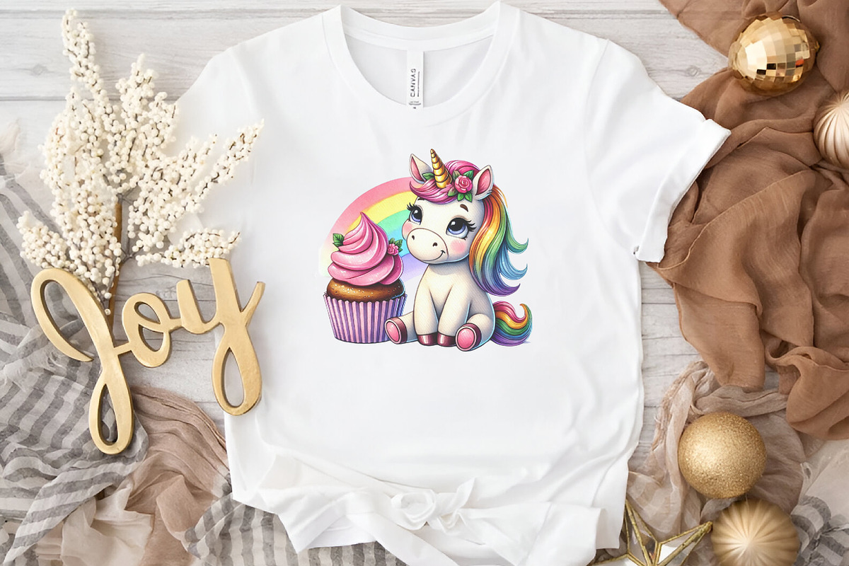 Unicorn Clipart, Cute Unicorns, a Seasonal Illustration by DreamArtGraphic (Photo 3 of 5)