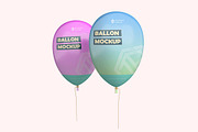Balloons Mockup, an Advertising Mockup by tiyasprabawa (Thumbnail 3 of 5)