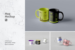 Bundle - Mug Mockups, a Cups & Container Mockup by MA-KING_ART