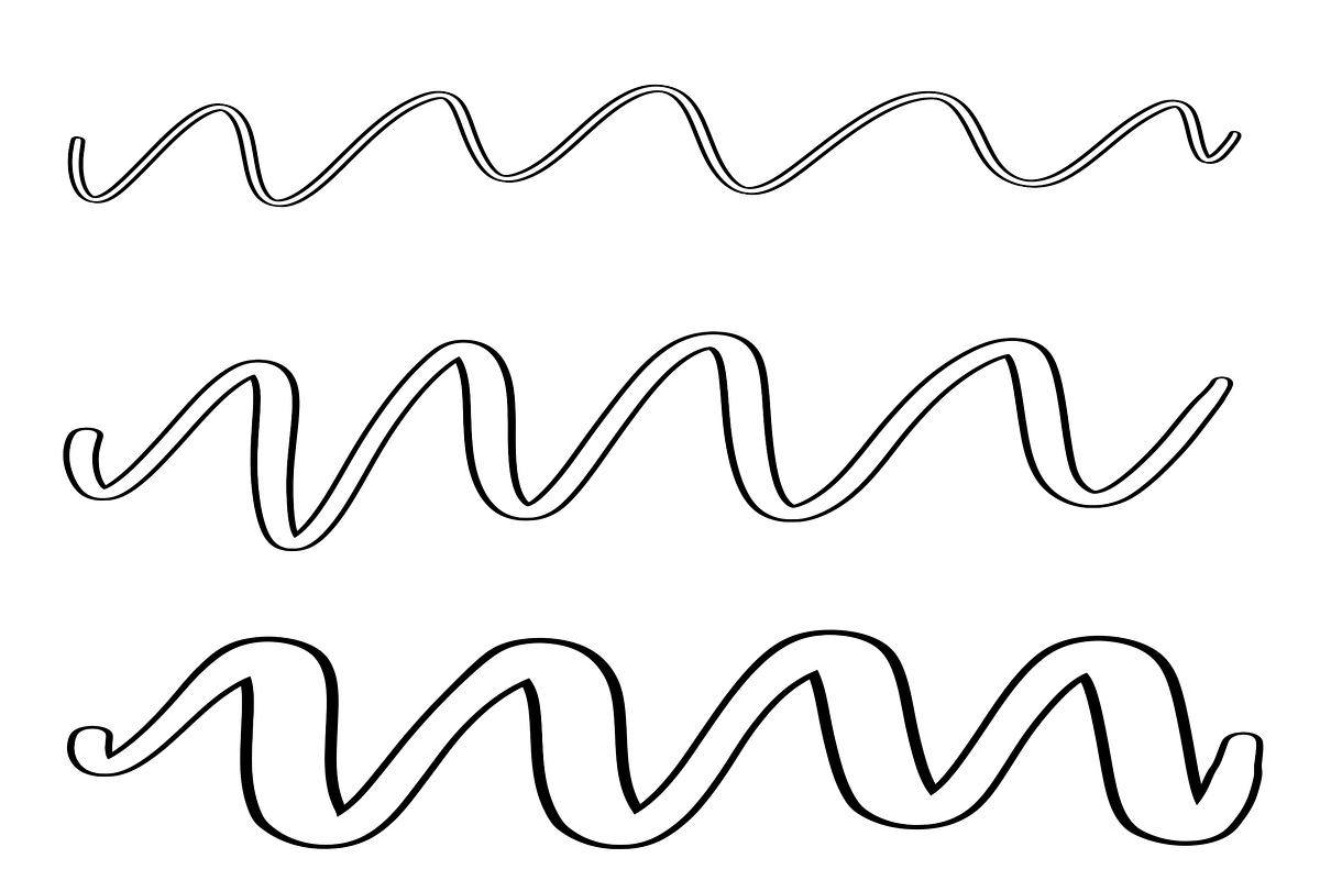 Outline Procreate Lettering Brush, a Brush Add-On by Blue Strawberry Studio (Photo 4 of 7)