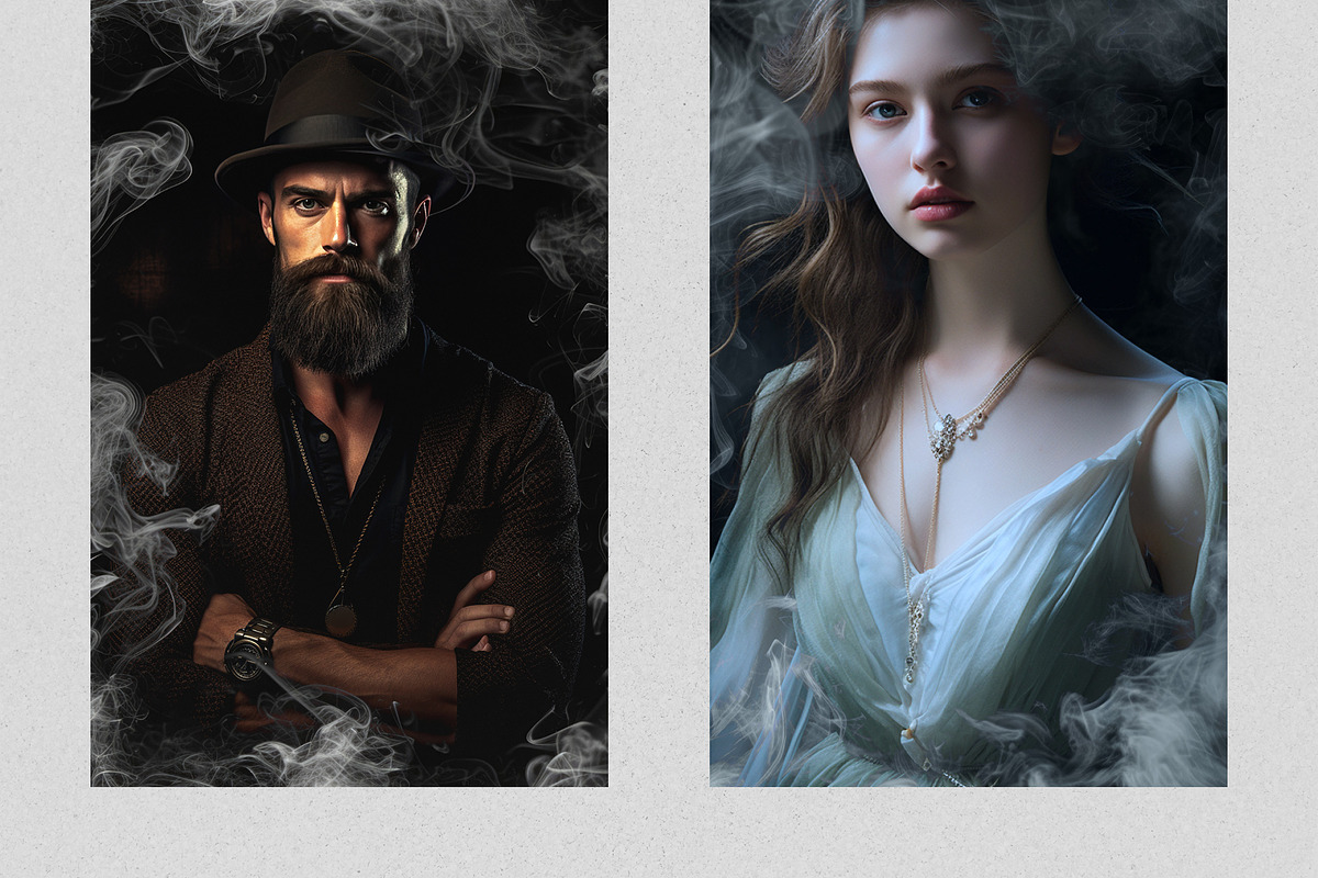 Smoke Frames Photo Overlays, a Brushes & More by PhotoSpirit (Photo 4 of 8)