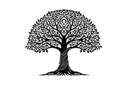 Sacred Tree of Life Vector Bundle, an Illustration by Designs_River (Thumbnail 41 of 51)