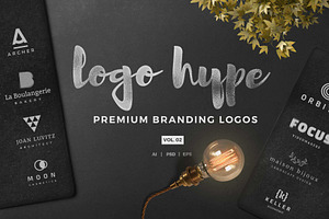 Branding logo premade modern kit