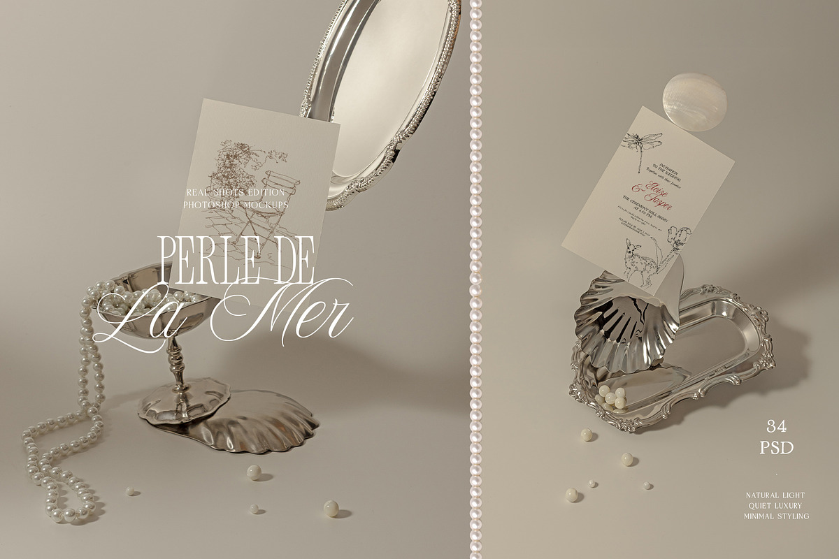 Perle De La Mer Mockups, a Product Mockup by Muse Mockups (Photo 15 of 16)