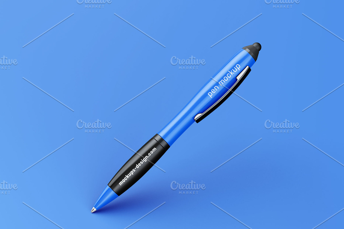 New Signature pen mockup psd file, a Pens & Pencil Mockup by MOCKUPSDESIGN (Photo 3 of 3)