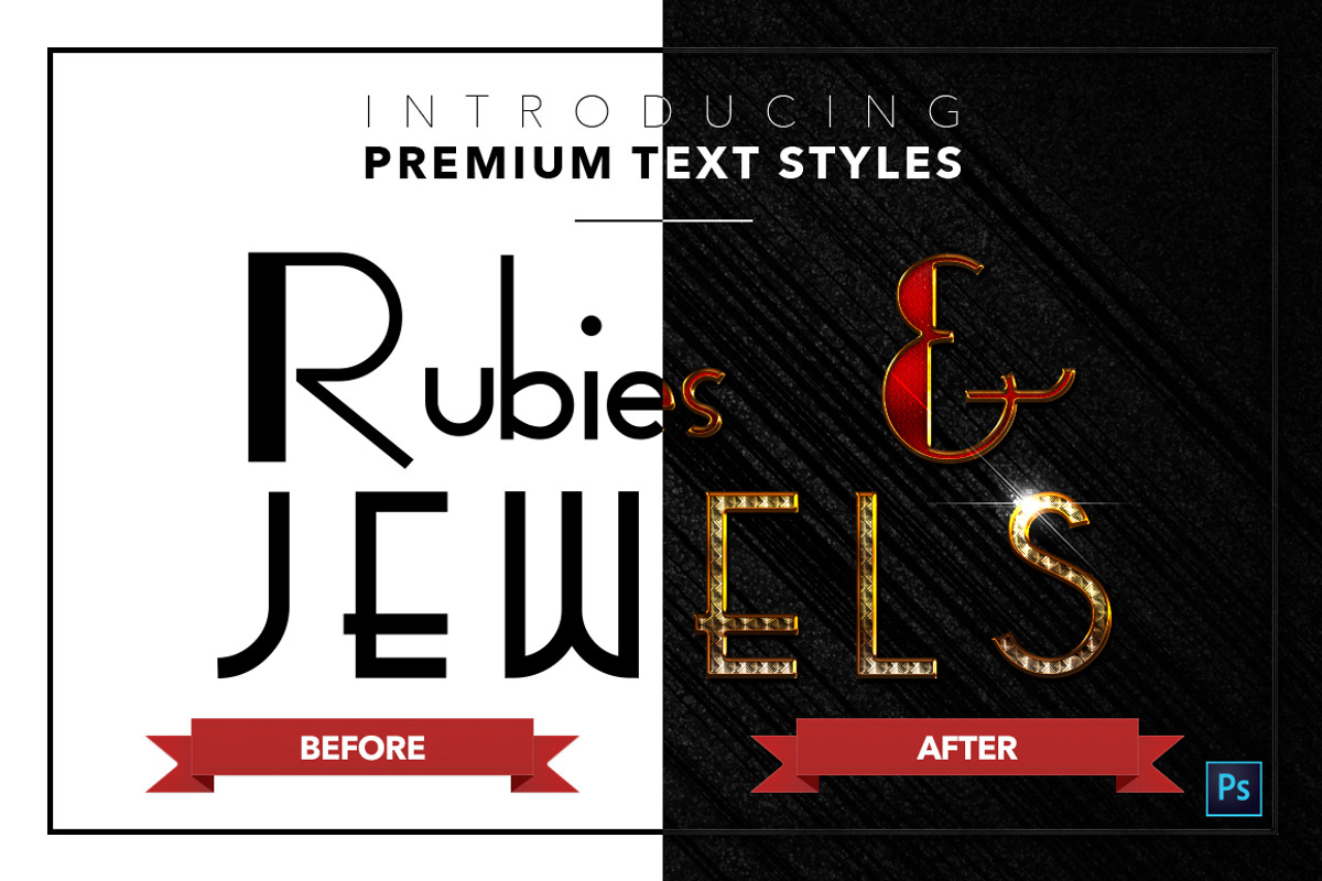 Rubies & Jewels #1 - 20 Text Styles, a Layer Style Add-On by Jonas Stensgaard (Photo 22 of 23)