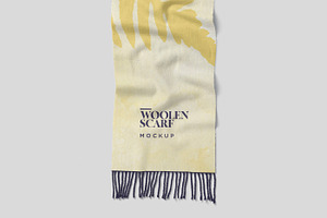 Woolen Scarf Mockups