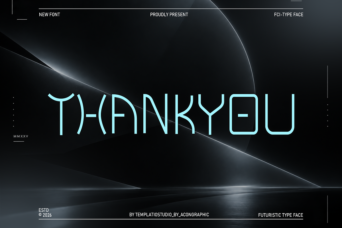 HEXAGON - Futuristic Sci-Fi Font, a Sans Serif Font by Templatiostudio (Photo 12 of 12)