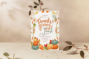 Editable Thanksgiving Invitation, an Invitation Template by ForeverPrint (Thumbnail 6 of 7)