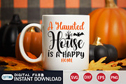 A Haunted House is A Happy Home SVG, a Wallpaper Graphic by FunnySVGCrafts (Thumbnail 3 of 3)
