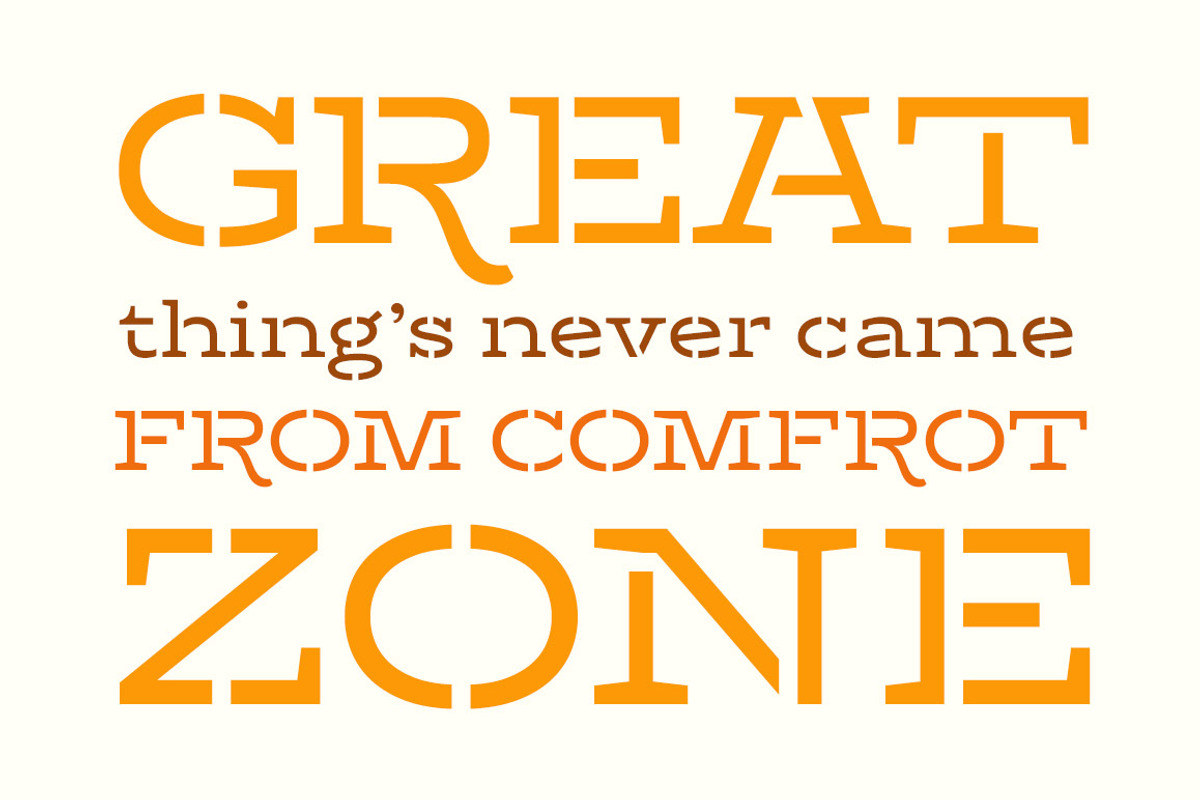 Gora Stencil - Reg & Bold preview 7