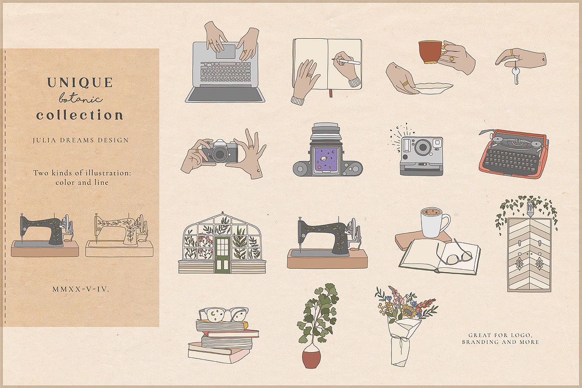 Unique Botanic Collection, a Technology Illustration by Julia Dreams (Photo 9 of 10)
