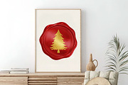 Elegant Red Wax Seal Stamp Clipart, an Illustration by SinaCreation (Thumbnail 5 of 7)