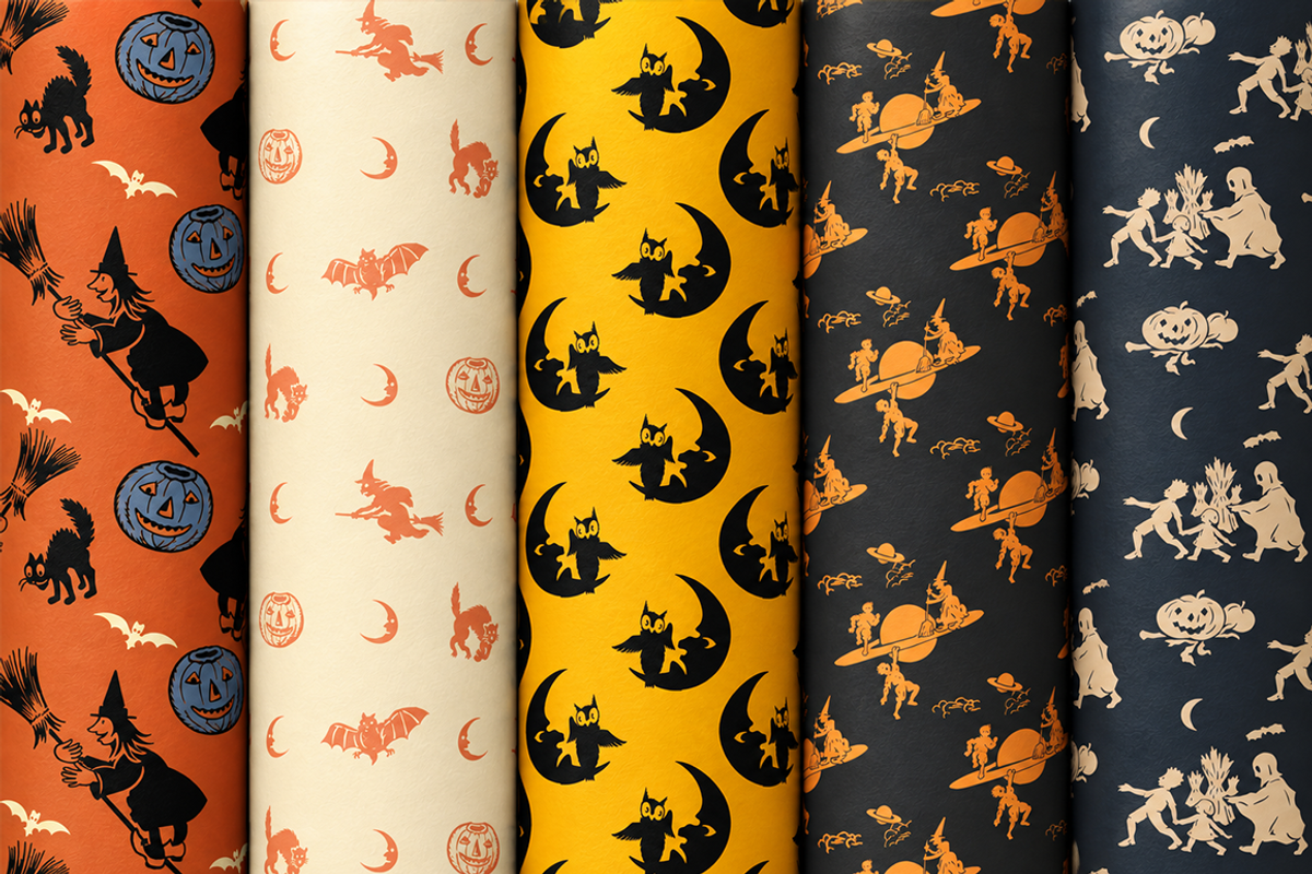 Creepy Stories: Halloween Graphics, a Seasonal Illustration by Retro Machine (Photo 7 of 14)