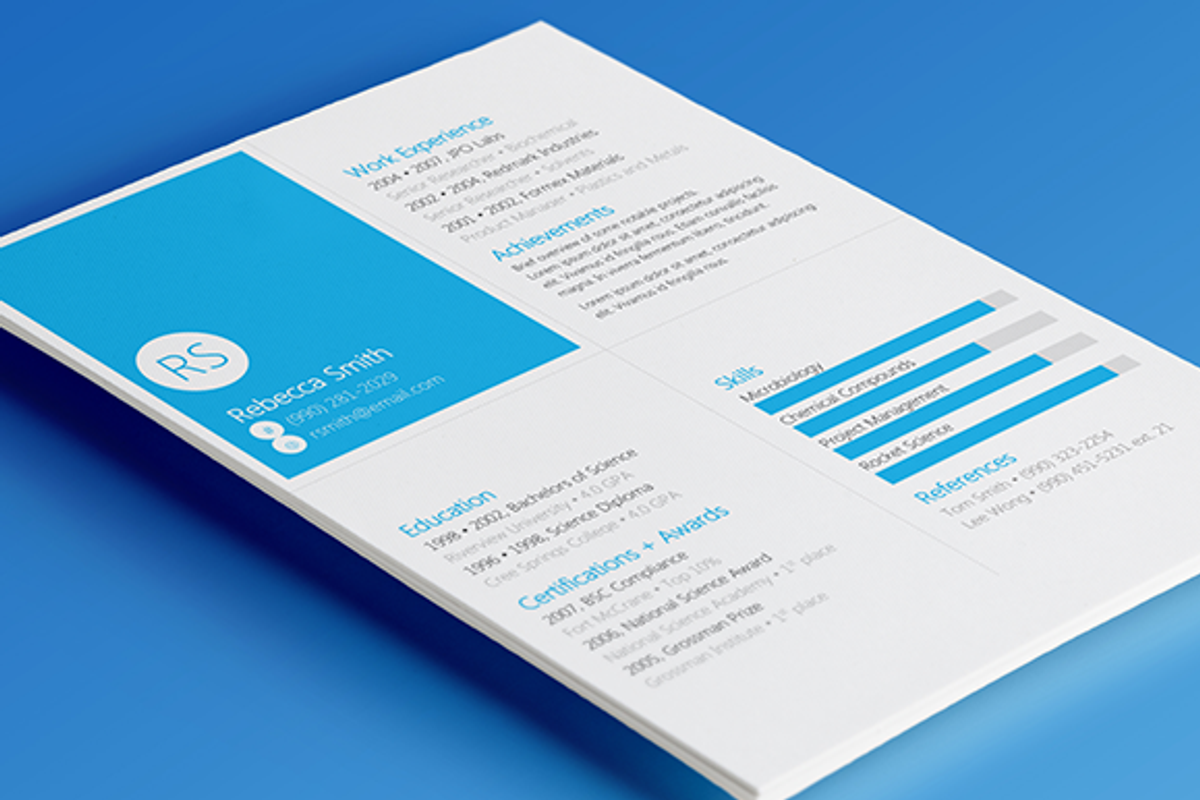 Quad Resume Template, a Resume Template by 12 Resumes  (Photo 2 of 3)