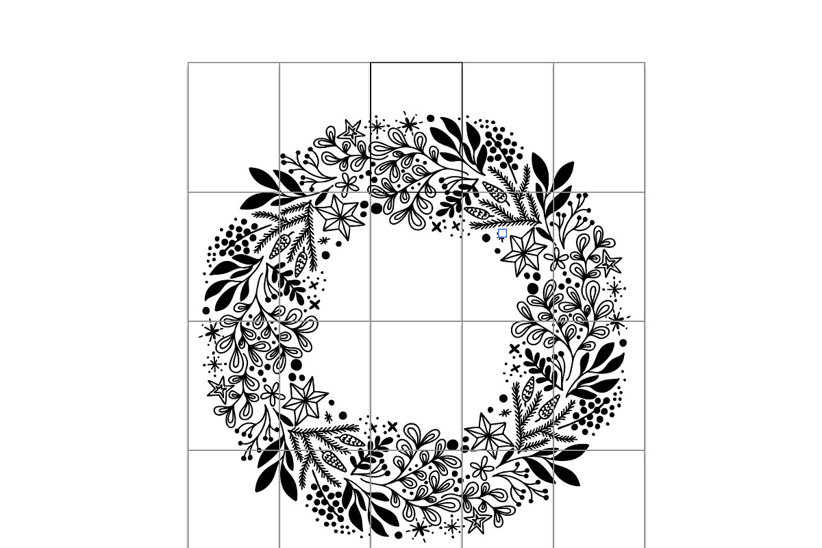 Boho Christmas Wreath Template, an Object Graphic by Tove Malm Studio (Photo 3 of 6)