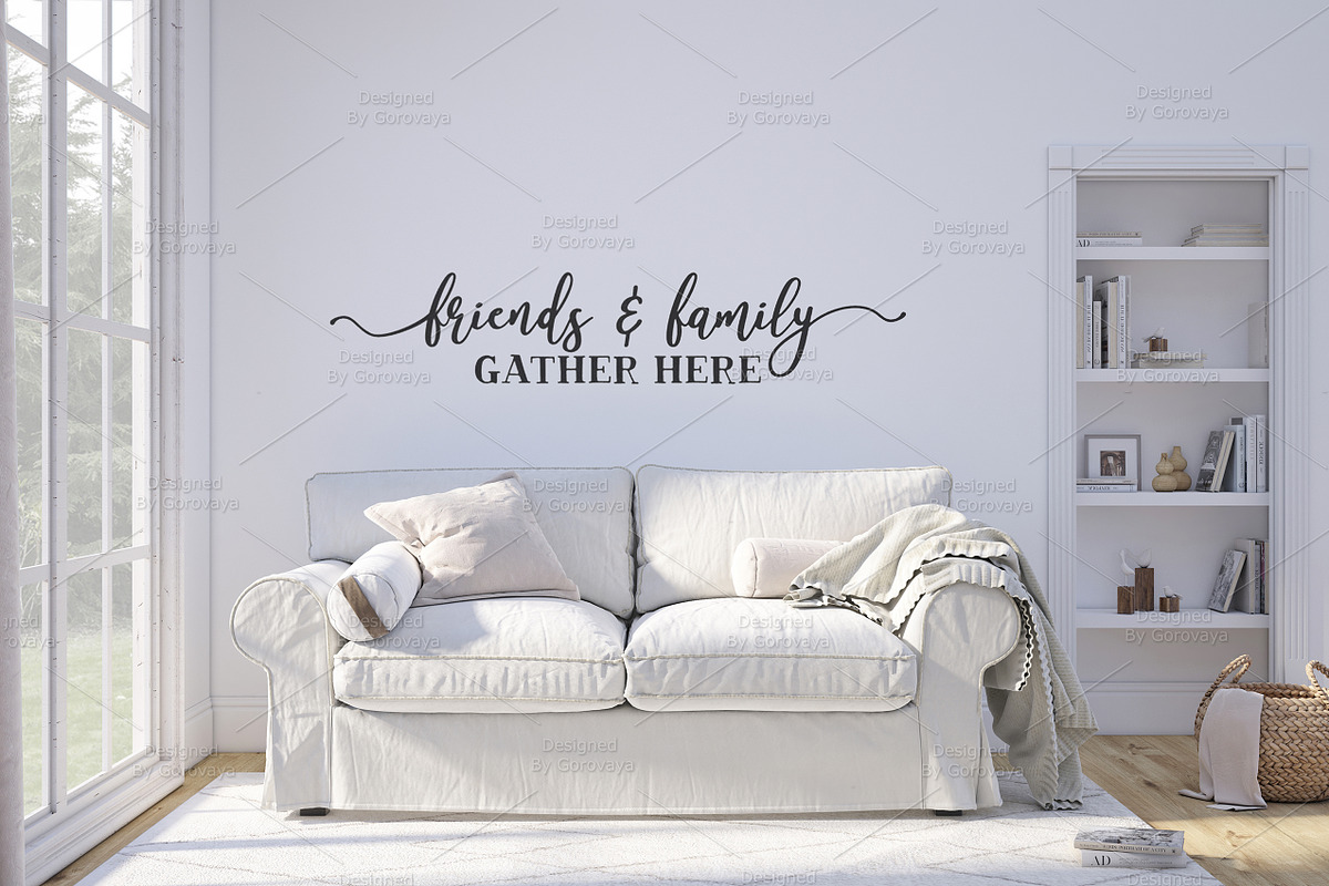 Interior Mockup, Living Room Mockup, a Household Mockup by Designed By Gorovaya (Photo 3 of 9)