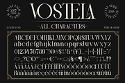 Vostela - Elegant Serif Display, a Serif Font by MaikoHatta (Thumbnail 6 of 6)