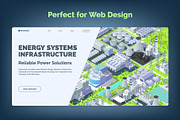 Industrial Energy 3d Isometric View, an Object Graphic by 35lab (Thumbnail 6 of 6)