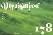 ZT Klotin - Display Typeface, a Serif Font by zelow type (Thumbnail 13 of 15)