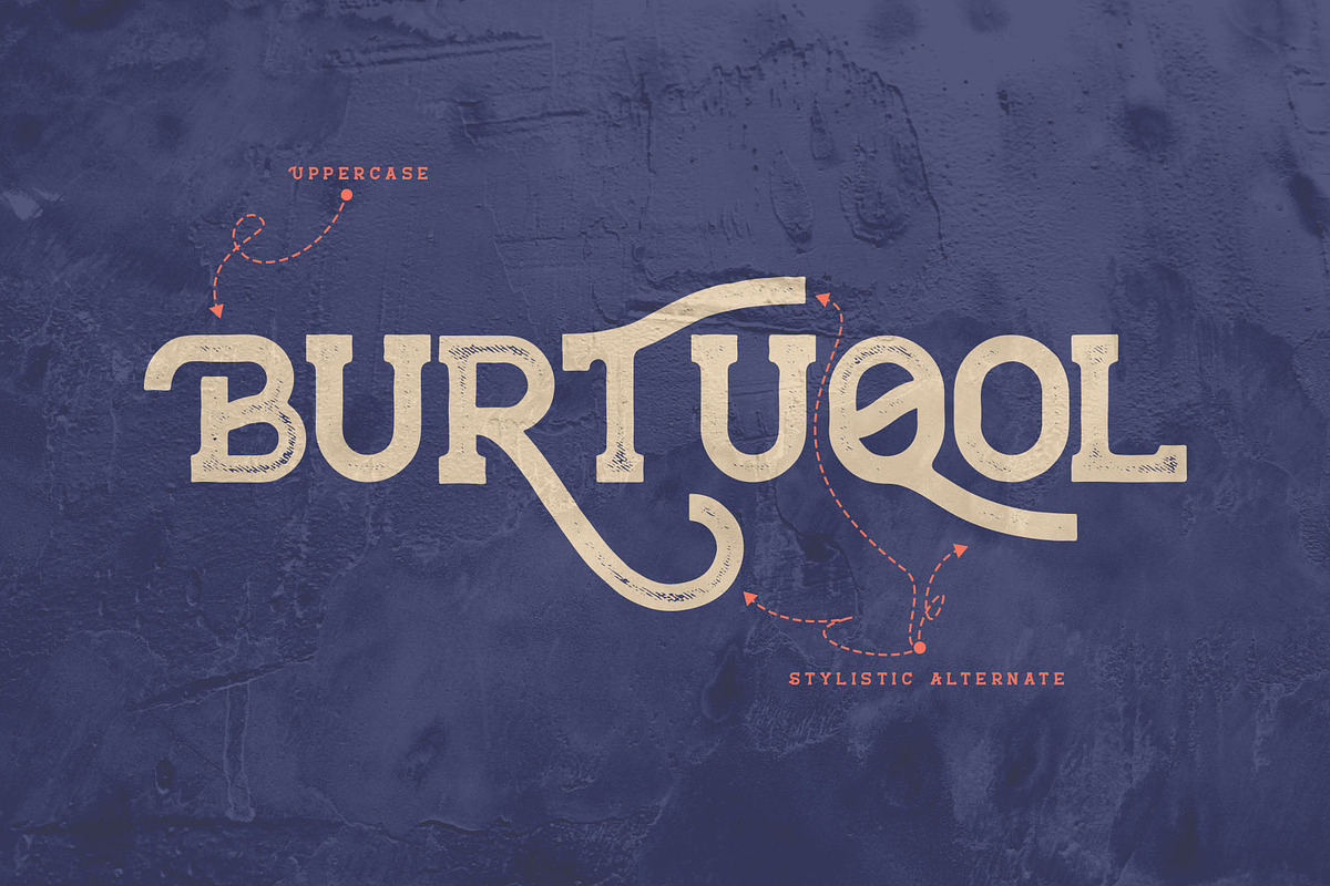Burtuqol - Vintage Slab Serif, a Slab Serif Font by Morisco (Photo 3 of 8)