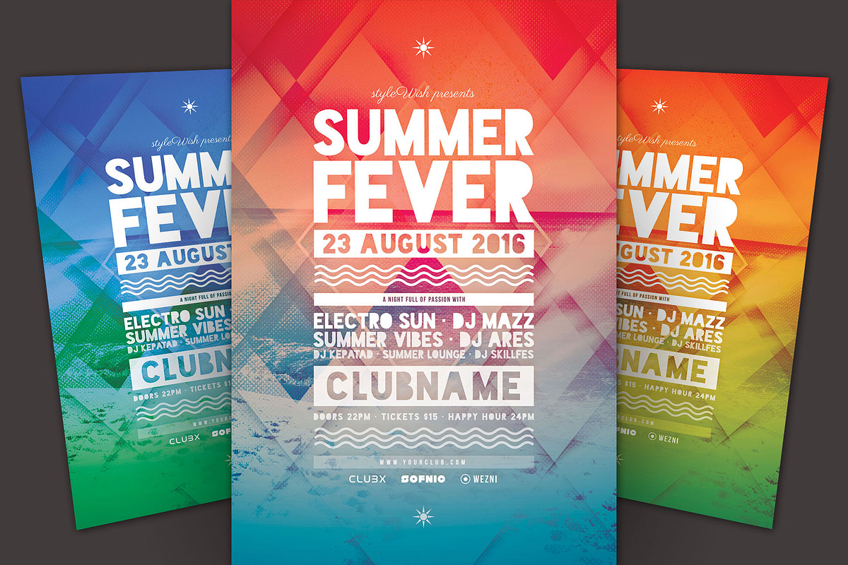 Summer Fever Flyer, a Flyer Template by styleWish